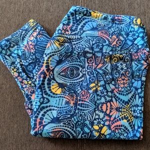 Lularoe Blue OS Leggings